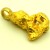 9,380 Gramm NATRLICHER TRAUMHAFTER RIESIGER GOLD NUGGET - ANHNGER MIT SE 18 KARAT (GOLD 750) mit Echtheitszertifikat