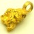 2,710 Gramm NATRLICHER TRAUMHAFTER GROSSER GOLD NUGGET - ANHNGER MIT SE 18 KARAT (GOLD 750) mit Echtheitszertifikat