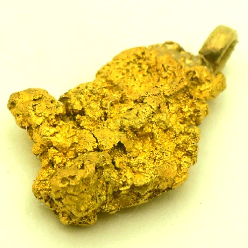 Bild von 6,670 Gramm  NATÜRLICHER TRAUMHAFTER RIESIGER GOLD NUGGET - ANHÄNGER MIT ÖSE 18 KARAT (GOLD 750) mit Echtheitszertifikat