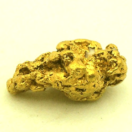 Bild von 1,550 Gramm  NATÜRLICHER KLEINER GOLD NUGGET GOLDNUGGET mit Echtheitszertifikat