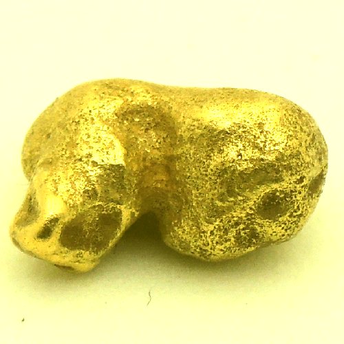 Bild von 4,040 Gramm  NATÜRLICHER GROSSER GOLD NUGGET GOLDNUGGET mit Echtheitszertifikat