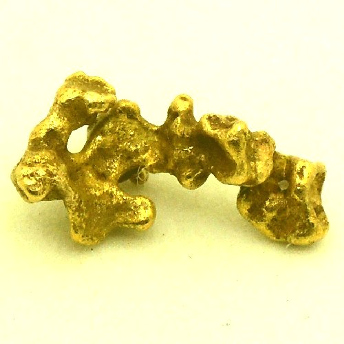 Bild von 1,290 Gramm  NATÜRLICHER KLEINER GOLD NUGGET GOLDNUGGET mit Echtheitszertifikat