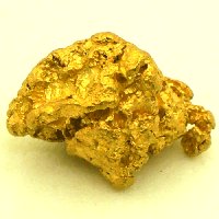 Bild von 1,460 Gramm  NATÜRLICHER KLEINER GOLD NUGGET GOLDNUGGET mit Echtheitszertifikat