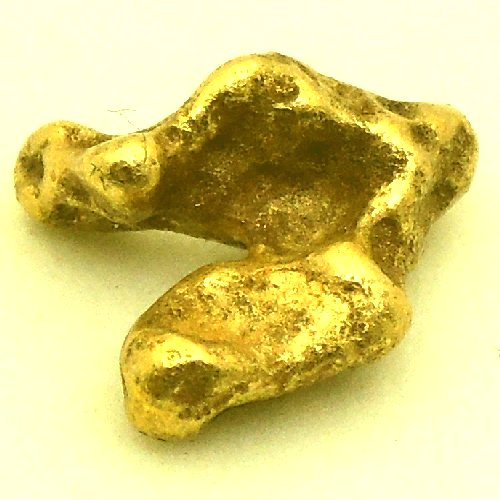 Bild von 1,730 Gramm  NATÜRLICHER KLEINER GOLD NUGGET GOLDNUGGET mit Echtheitszertifikat