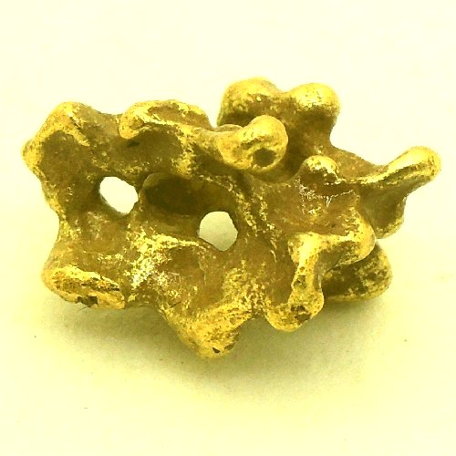 Bild von 2,540 Gramm  NATÜRLICHER GROSSER GOLD NUGGET GOLDNUGGET mit Echtheitszertifikat