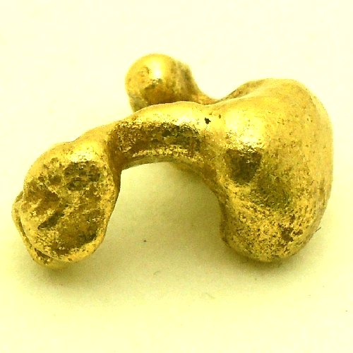 Bild von 3,330 Gramm  NATÜRLICHER GROSSER GOLD NUGGET GOLDNUGGET mit Echtheitszertifikat