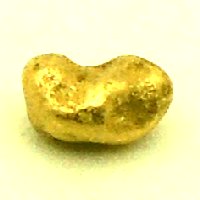 Bild von 0,750 Gramm  NATÜRLICHER MINI GOLD NUGGET GOLDNUGGET mit Echtheitszertifikat