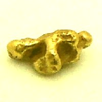 Bild von 0,670 Gramm  NATÜRLICHER MINI GOLD NUGGET GOLDNUGGET mit Echtheitszertifikat