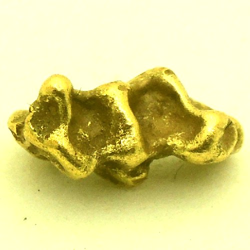 Bild von 1,330 Gramm  NATÜRLICHER KLEINER GOLD NUGGET GOLDNUGGET mit Echtheitszertifikat