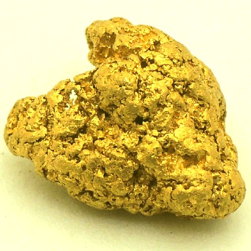 Bild von 3,350 Gramm  NATÜRLICHER GROSSER GOLD NUGGET GOLDNUGGET mit Echtheitszertifikat