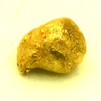 Bild von 0,560 Gramm  NATÜRLICHER MINI GOLD NUGGET GOLDNUGGET mit Echtheitszertifikat