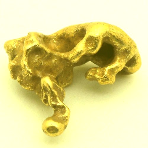 Bild von 9,960 Gramm  NATÜRLICHER RIESIGER GOLD NUGGET GOLDNUGGET mit Echtheitszertifikat